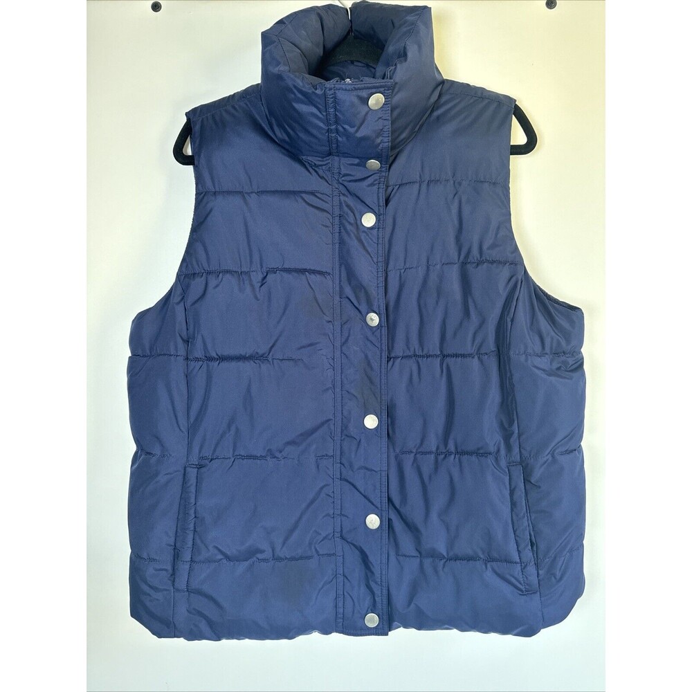 Women's Navy Puffer Vest